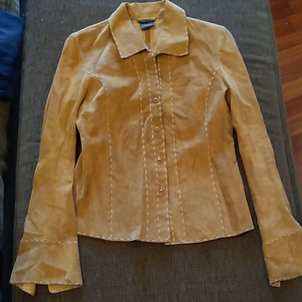 Leather shirt